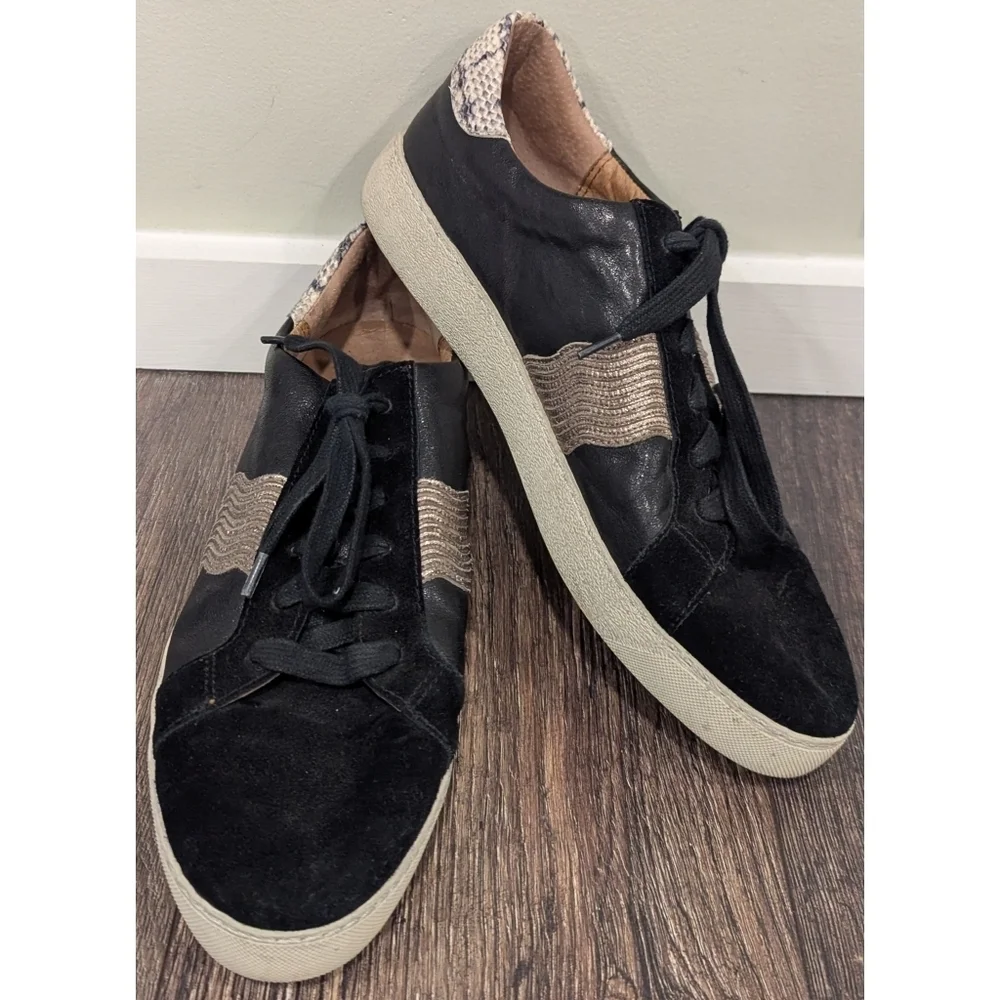 Frye Webster Wave Leather Suede Lace Up Sneakers Size 11